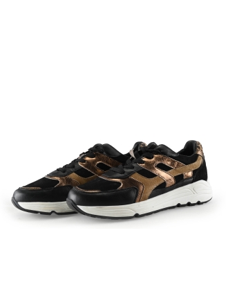 Manfield Sneakers Zwart 330259
 Maat 40
 