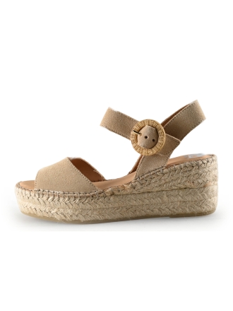 Manfield Espadrilles Beige 330370
 Maat 36
 