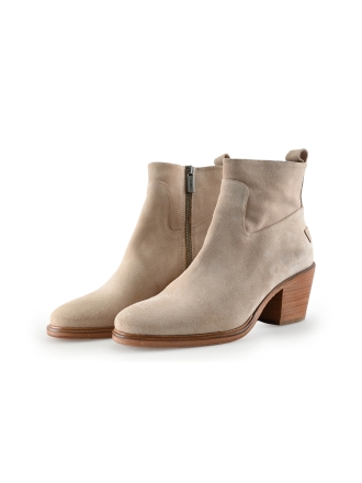 Shabbies Amsterdam Enkellaarzen Beige 330410
 Maat 38
 