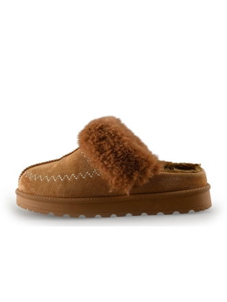 Nelson Pantoffels Cognac 330487
 Maat 41
 