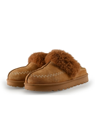 Nelson Pantoffels Cognac 330487
 Maat 41
 