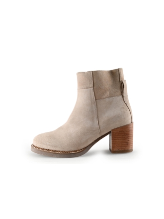 Shabbies Amsterdam Enkellaarzen Beige 330517
 Maat 38
 