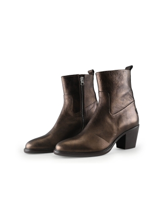 Shabbies Amsterdam Enkellaarzen Brons 330557
 Maat 42
 