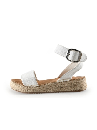 Poelman Espadrilles Wit 330677
 Maat 37
 