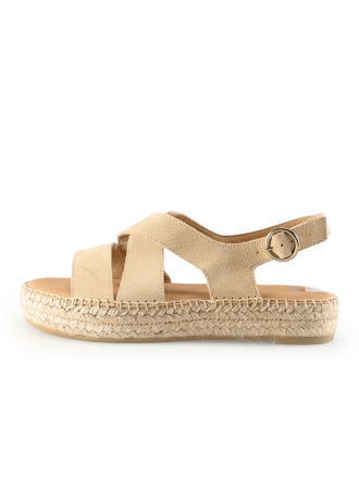 Manfield Espadrilles Beige 331359
 Maat 38
 