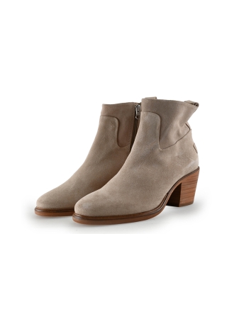 Shabbies Amsterdam Enkellaarzen Beige 331930
 Maat 38
 