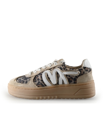 Manfield Sneakers Beige 332118
 Maat 36
 