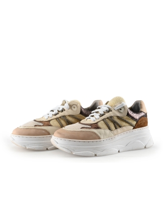 Poelman Sneakers Bruin 332142
 Maat 38
 