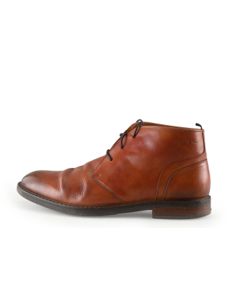 Van Lier Veterschoenen Cognac 332244
 Maat 44
 