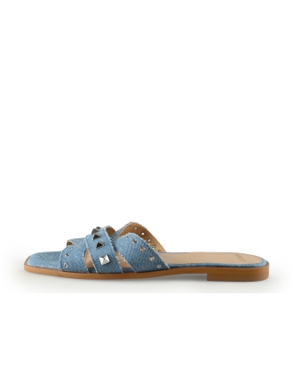 Manfield Slippers Blauw 332382
 Maat 38
 