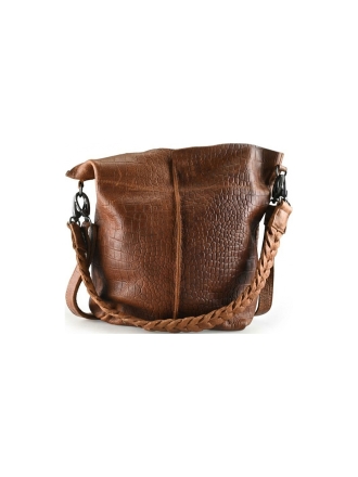 Manfield Schoudertas Cognac 332458
 Maat standaard
 