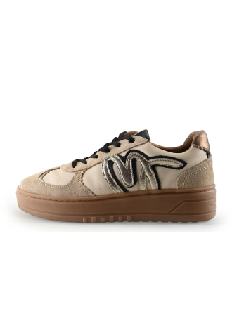 Manfield Sneakers Beige 332500
 Maat 39
 