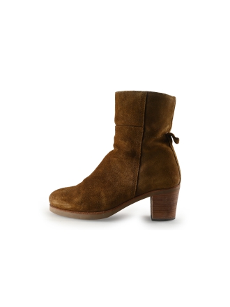 Shabbies Amsterdam Enkellaarzen Cognac 332683
 Maat 39
 