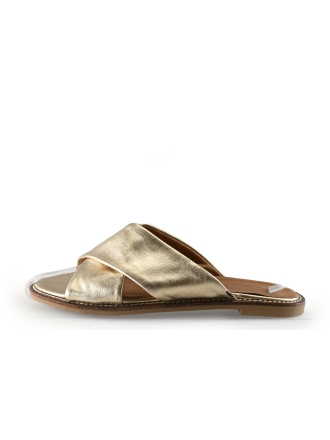 Manfield Slippers Goud 332744
 Maat 37
 
