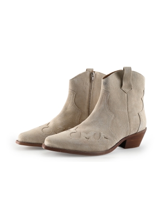 Manfield Cowboy laarzen Beige 332786
 Maat 41
 