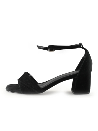 Manfield Sandalen Zwart 332835
 Maat 39
 