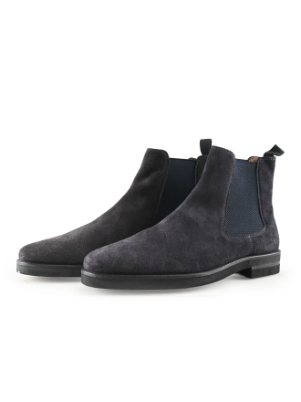 Manfield Chelsea boots Zwart 332841
 Maat 45
 