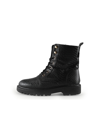Manfield Veterboots Zwart 333304
 Maat 37
 