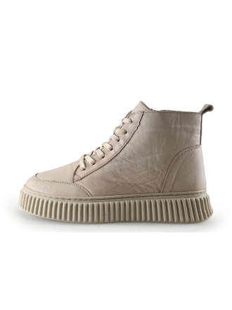 Andrea Conti Hoge sneakers Beige 333499
 Maat 38
 