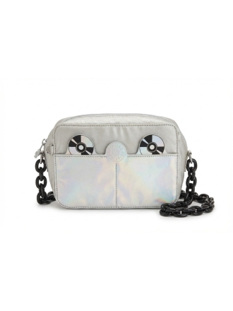 Kipling Schoudertas Zilver 334220
 Maat standaard
 