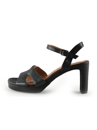 Manfield Sandalen Zwart 334396
 Maat 38
 