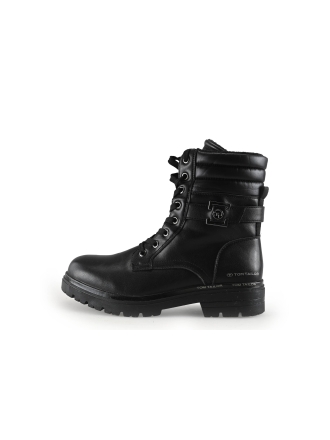Tom Tailor Veterboots Zwart 334497
 Maat 38
 