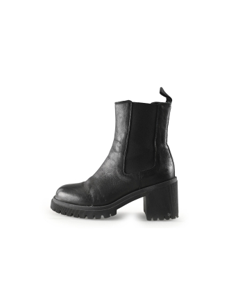 Manfield Chelsea boots Zwart 334976
 Maat 37
 