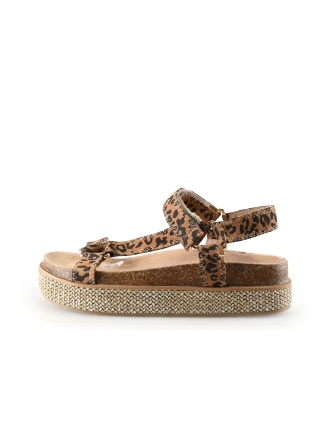 Poelman Espadrilles Bruin 335150
 Maat 38
 