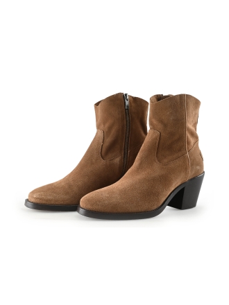 Shabbies Amsterdam Enkellaarzen Bruin 335426
 Maat 39
 