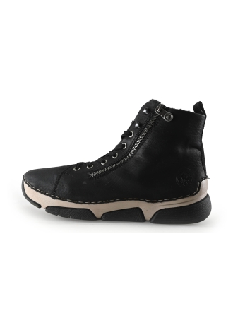 Rieker Veterboots Zwart 335585
 Maat 42
 