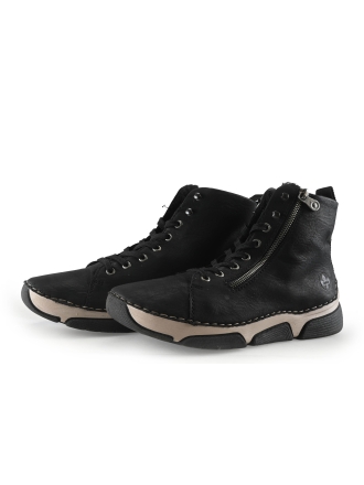 Rieker Veterboots Zwart 335585
 Maat 42
 