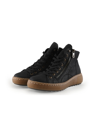 Rieker Veterboots Zwart 335918
 Maat 39
 