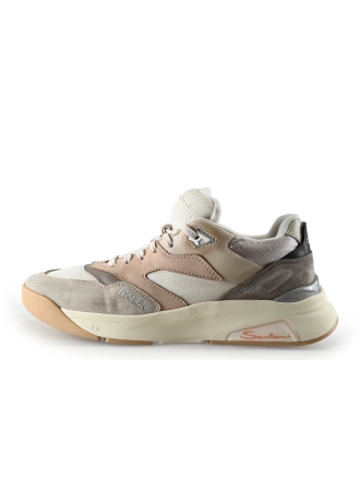 Santoni Sneakers Beige 335954
 Maat 45
 