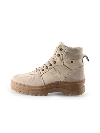 Cafe Moda Enkellaarzen Beige 336015
 Maat 39
 