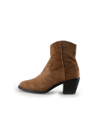 Shabbies Amsterdam Enkellaarzen Bruin 336046
 Maat 40
 