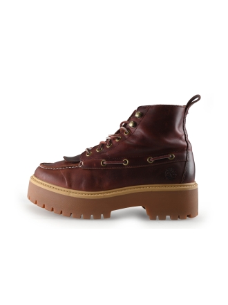 Timberland Enkellaarzen Rood 336080
 Maat 39½
 