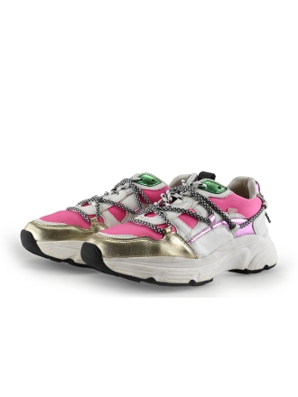 Poelman Sneakers Roze 336081
 Maat 39
 