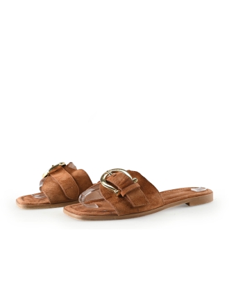 Omoda Slippers Cognac 336389
 Maat 36
 