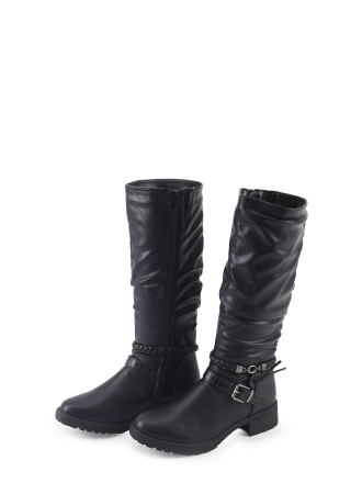 Charmosa Enkellaarzen Zwart 336693
 Maat 37
 