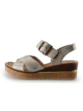 Rieker Sandalen Beige 336708
 Maat 39
 