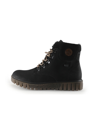Rieker Veterboots Zwart 336758
 Maat 38
 