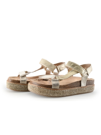 Poelman Sandalen Beige 336867
 Maat 39
 