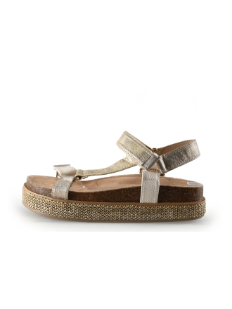 Poelman Sandalen Beige 336868
 Maat 40
 