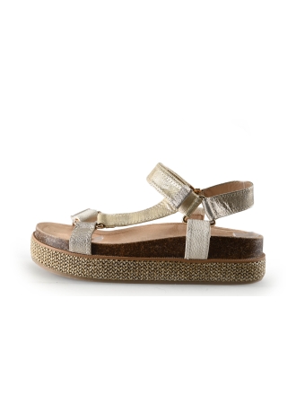 Poelman Sandalen Beige 336876
 Maat 40
 