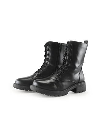 Charmosa Veterboots Zwart 336907
 Maat 39
 