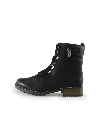 Rieker Veterboots Zwart 336951
 Maat 37
 