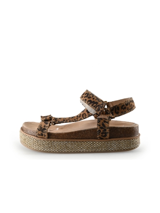 Poelman Espadrilles Bruin 337047
 