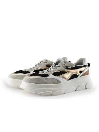 Poelman Sneakers Beige 337352
 Maat 44
 