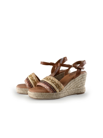 Lisa & Jo Sandalen Beige 337434
 Maat 38
 