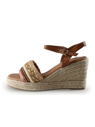 Lisa & Jo Sandalen Beige 337435
 Maat 38
 